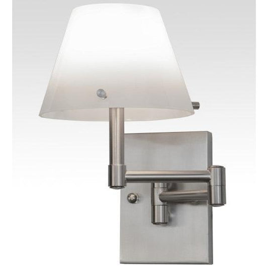 2nd Ave Lighting Whitley 6.5-13.5" Swing Arm Wall Sconce With Nickel Finish