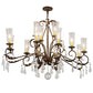 2nd Ave Lighting Windsor 60" Long 14 Light Oblong Chandelier in Gilded Tobacco Finish
