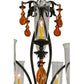 2nd Ave Lighting Windsor 62" Long 14 Light Oblong Chandelier in Chestnut Finish