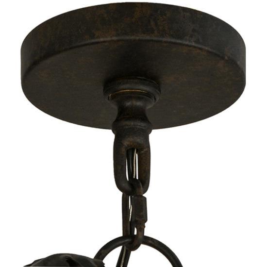 2nd Ave Lighting Windsor 62" Long 14 Light Oblong Chandelier in Chestnut Finish