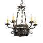 2nd Ave Lighting Winter Solstice 48 Long" Budding Chandelier in Timeless Bronze