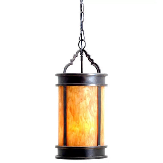 2nd Ave Lighting Wyant 10" Gilded Tobacco Pendant