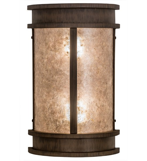 2nd Ave Lighting Wyant 10" Wide Pocket Lantern Wall Sconce in Classic Rust