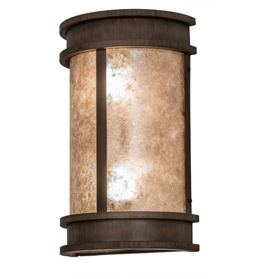 2nd Ave Lighting Wyant 10" Wide Pocket Lantern Wall Sconce in Classic Rust