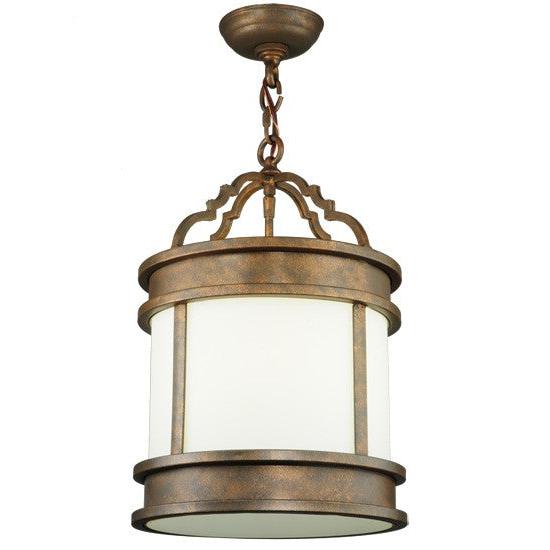 2nd Ave Lighting Wyant 12" Wide Pendant in Gilded Tobacco Finish