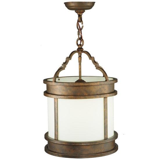 2nd Ave Lighting Wyant 12" Wide Pendant in Gilded Tobacco Finish