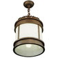2nd Ave Lighting Wyant 12" Wide Pendant in Gilded Tobacco Finish