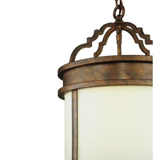 2nd Ave Lighting Wyant 12" Wide Pendant in Gilded Tobacco Finish