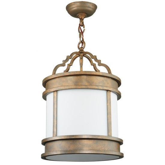 2nd Ave Lighting Wyant 12" Wide Pendant in Gilded Tobacco Finish