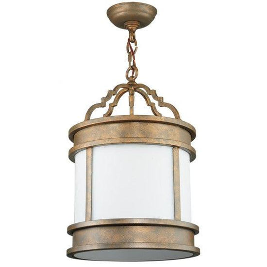 2nd Ave Lighting Wyant 12" Wide Pendant in Gilded Tobacco Finish