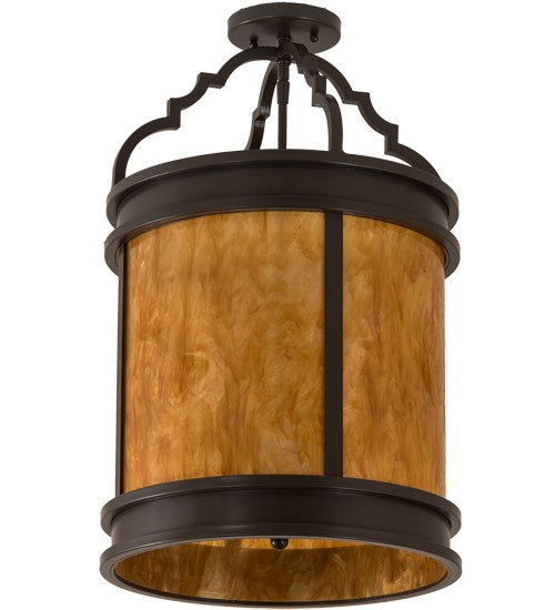 2nd Ave Lighting Wyant 15" Wide Flushmount in Timeless Bronze Finish