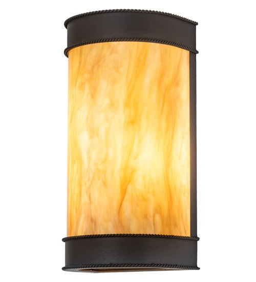 2nd Ave Lighting Wyant 8" Wide Wall Sconce in Wrought Iron Finish