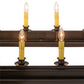 2nd Ave Lighting Yosemite 48" Long 18 LT Oblong Chandelier in Mahogany Bronze