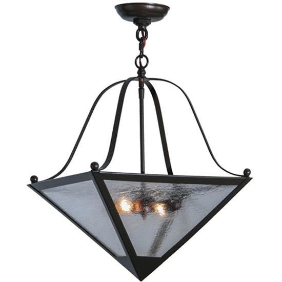 2nd Ave Lighting Zale 16" Square Inverted Pendant in Timeless Bronze
