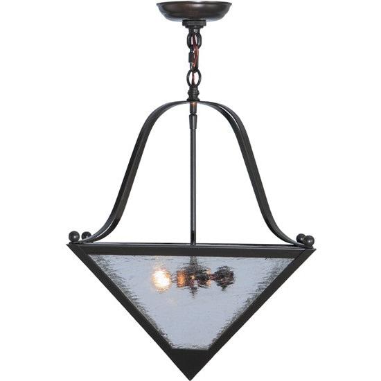 2nd Ave Lighting Zale 16" Square Inverted Pendant in Timeless Bronze