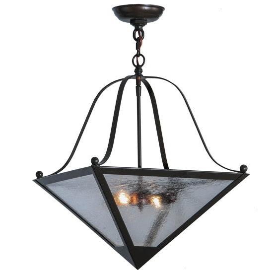 2nd Ave Lighting Zale 16" Square Inverted Pendant in Timeless Bronze