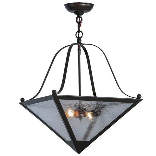 2nd Ave Lighting Zale 16" Square Inverted Pendant in Timeless Bronze
