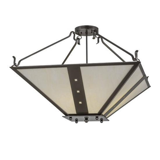 2nd Ave Lighting Zandra 30" Inverted Pendant With Bronze Metallic Finish