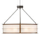 2nd Ave Lighting Zarkov 48" Long Pendant in BrownFaux Maple Wood Finish