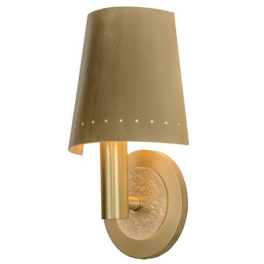 2nd Ave Lighting Zarzuela 7.5" Wall Sconce in Satin Brass