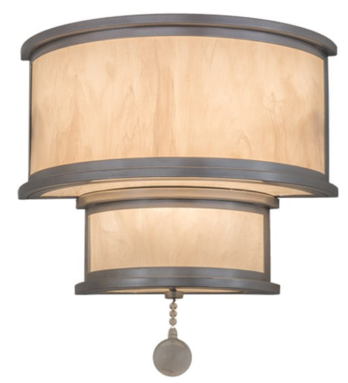 2nd Ave Lighting Zayne 16" Wide Wall Sconce in Nickel Finish