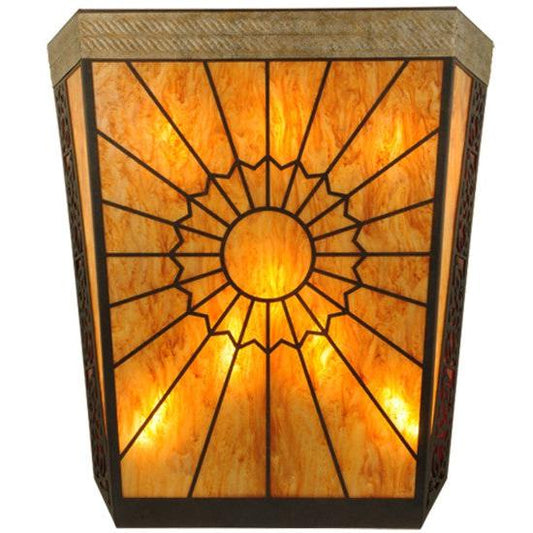 2nd Ave Lighting Zuvan 30" Wall Sconce in Chestnut Corinth Finish