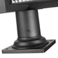 Z-Lite Fortis 5031PHXLR-533PM-BK 3-Light Aluminum Sand Black Frame Clear Ribbed Glass Shade Outdoor Post Mounted Fixture