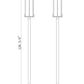 Z-Lite Fortis 5031PHXLS-536P-BK 3-Light Aluminum Sand Black Frame Clear Ribbed Glass Shade Outdoor Post Mounted Fixture