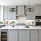 Z-Lite Valencia 16" 1-Light Matte Black Steel Pendant Light