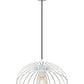 Z-Lite Valencia 16" 1-Light Texture White Steel Pendant Light
