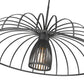 Z-Lite Valencia 24" 1-Light Matte Black Steel Pendant Light