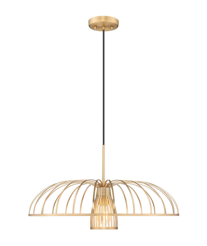 Z-Lite Valencia 24" 1-Light Modern Gold Steel Pendant Light