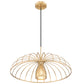 Z-Lite Valencia 24" 1-Light Modern Gold Steel Pendant Light