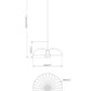 Z-Lite Valencia 24" 1-Light Modern Gold Steel Pendant Light
