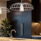 Z-Lite Valencia 24" 1-Light Texture White Steel Pendant Light