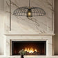 Z-Lite Valencia 35" 1-Light Matte Black Steel Pendant Light