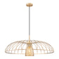 Z-Lite Valencia 35" 1-Light Modern Gold Steel Pendant Light