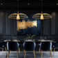 Z-Lite Valencia 35" 1-Light Modern Gold Steel Pendant Light
