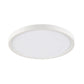 Euri Lighting Residential 15" Dimmable Integrated LED Frosted Plastic Lens and Matte White Bezel Housing Flat  Round Ceiling Light