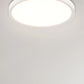 Euri Lighting Residential 15" Dimmable Integrated LED Frosted Plastic Lens and Matte White Bezel Housing Flat  Round Ceiling Light