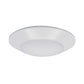 Euri Lighting Residential 12" Dimmable Integrated LED Frosted Plastic Lens and Matte White Bezel Housing Round Ceiling Light