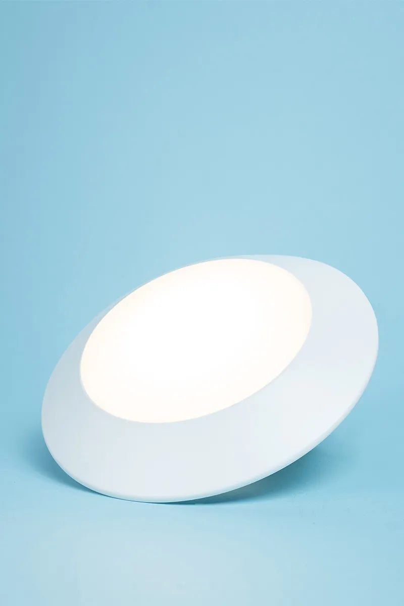 Euri Lighting Residential 12" Dimmable Integrated LED Frosted Plastic Lens and Matte White Bezel Housing Round Ceiling Light