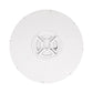 Euri Lighting Residential 15" Dimmable Integrated LED Frosted Plastic Lens and Matte White Bezel Housing Flat  Round Ceiling Light