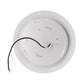 Euri Lighting Residential 12" Dimmable Integrated LED Frosted Plastic Lens and Matte White Bezel Housing Round Ceiling Light