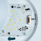 Euri Lighting Residential 12" Dimmable Integrated LED Frosted Plastic Lens and Matte White Bezel Housing Round Ceiling Light