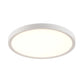 Euri Lighting Residential 15" Dimmable Integrated LED Frosted Plastic Lens and Matte White Bezel Housing Flat  Round Ceiling Light