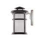 Euri Lighting Residential LED 11.5-Watts 4000K Wet Rated Non-Dimmable Bronze Finish With Frosted Glass Lens Outdoor Wall Lantern