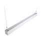 Euri Lighting Commercial 4 Ft. LED 50-Watts 3 Color Selectable Dimmable Linkable Frosted Plastic Lens White Housing Dual Architectural Linear Up and Down Light With Emergency Battery Back Up