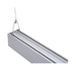 Euri Lighting Commercial 4 Ft. LED 50-Watts 3 Color Selectable Dimmable Linkable Frosted Plastic Lens White Housing Dual Architectural Linear Up and Down Light With Emergency Battery Back Up