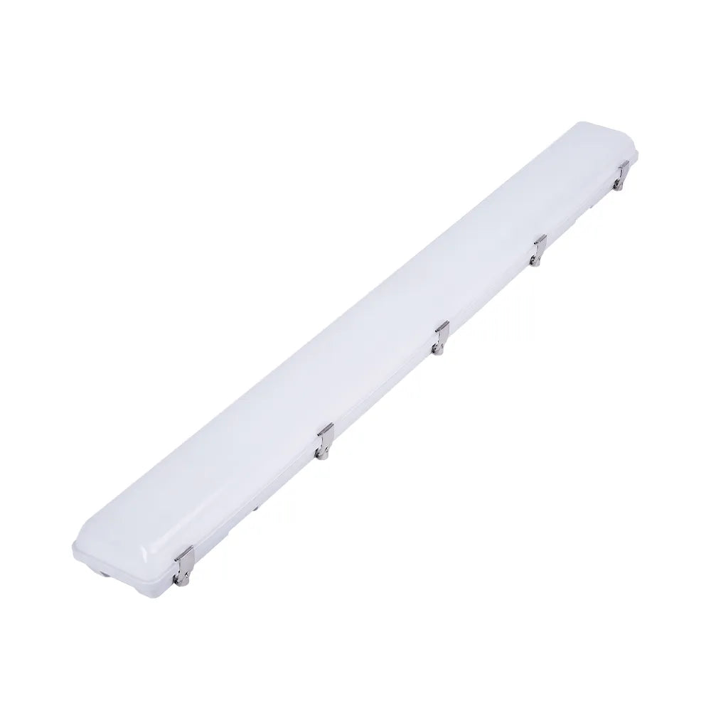 Euri Lighting Commercial 4 Ft. 3-Light Color Selectable Dimmable LED 25/38/50 Watt Waterproof IP65 Rated Vapor Tight Strip Light